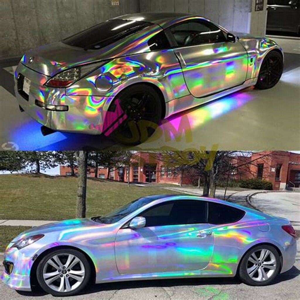 holographic vinyl car wrapping